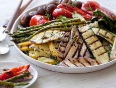 Get vegetables on the grill recipes and summer grilling tips on Cooking Channel from celebrity chefs like Bobby Flay and Kelsey Nixon.