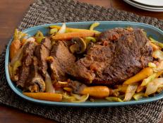 Cooking Channel serves up this Pot Roast with Vegetables recipe from Tyler Florence plus many other recipes at CookingChannelTV.com