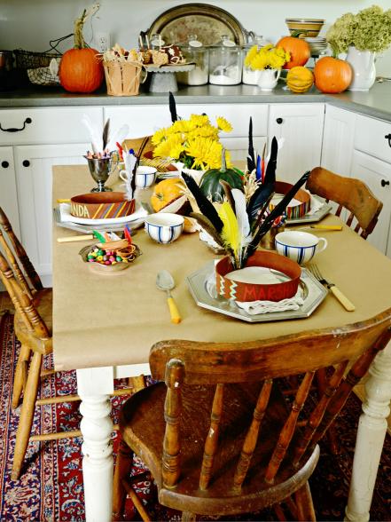 Thanksgiving Table Decorations For Kids How To Cooking Channel