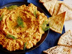 Cooking Channel serves up this Dill Hummus and Toasted Pita Wedges recipe from Sunny Anderson plus many other recipes at CookingChannelTV.com