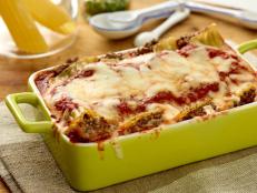Cooking Channel serves up this Beef and Cheese Manicotti recipe from Giada De Laurentiis plus many other recipes at CookingChannelTV.com