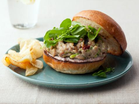 Tuna Burgers with Tapenade Aioli