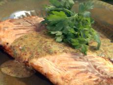 Cooking Channel serves up this Grilled Salmon Fillet with Honey-Mustard Sauce recipe from Bobby Flay plus many other recipes at CookingChannelTV.com