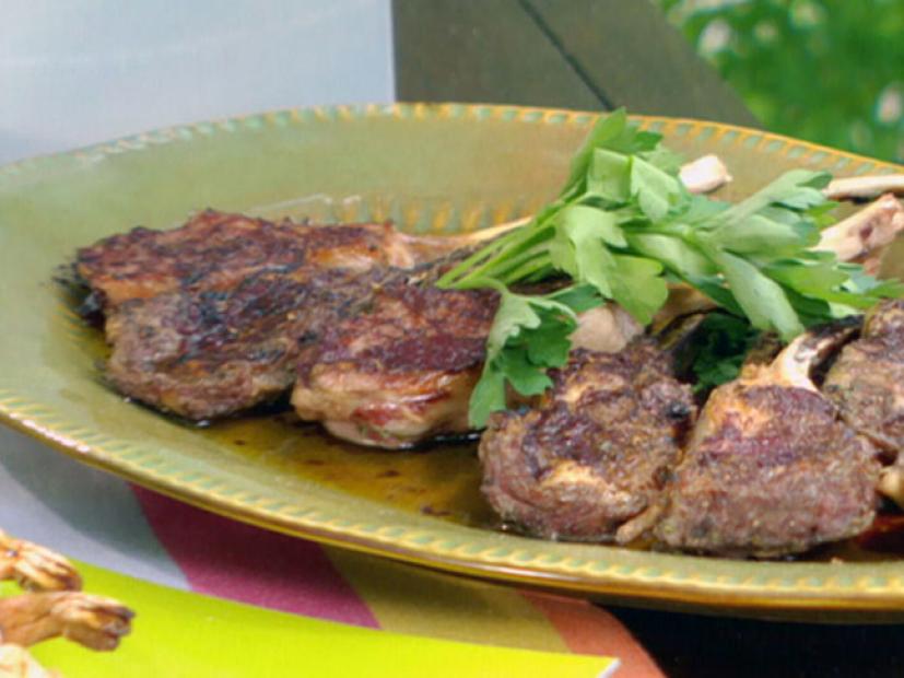 Grilled Lamb Chops With Rosemary Salt And Tapanade Aioli Recipes Cooking Channel Recipe Bobby Flay Cooking Channel