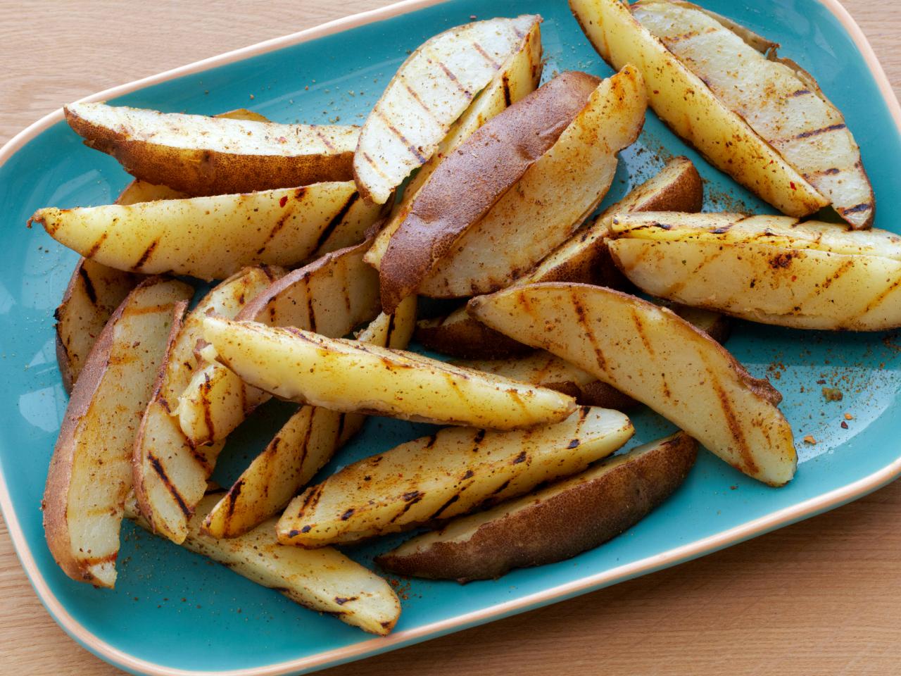 Mango & Tomato: Cooking with Bobby Flay: Ok, His Bowls & Square Grill Pan  ;) And Grilled New Potatoes and Zucchini with Radicchio, Goat Cheese and  Aged Sherry Vinaigrette Recipe