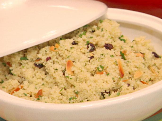 Couscous with Currants, Almonds, and Parsley Recipes Cooking Channel Recipe Bobby Flay