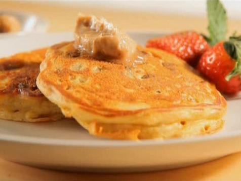Sausage Apple Pancakes with Walnut Butter