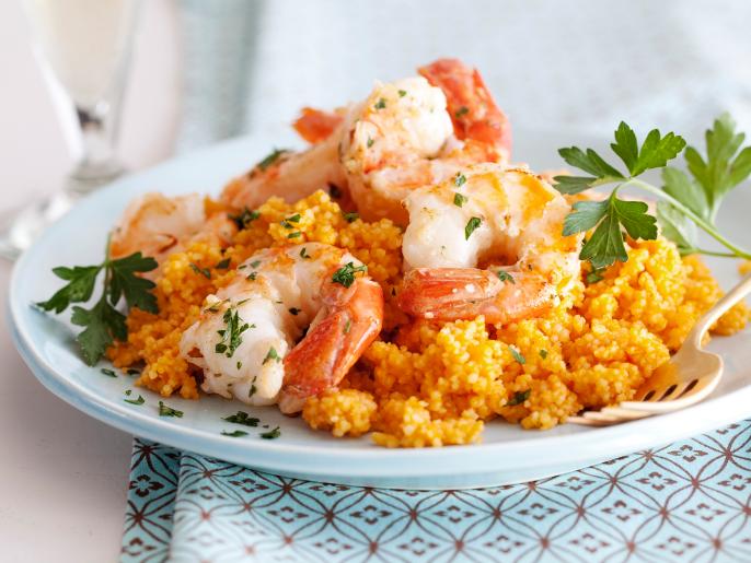 Scampi on Couscous Recipes Cooking Channel Recipe Giada De