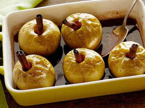 Baked Apples with Rum and Cinnamon