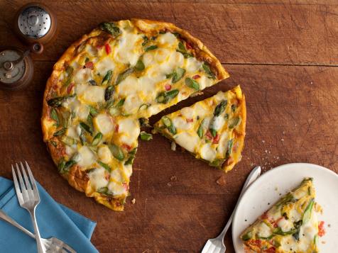 Frittata with Asparagus, Tomato, and Fontina