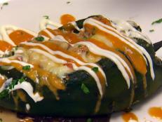 Cooking Channel serves up this Picadillo Chile Relleno recipe  plus many other recipes at CookingChannelTV.com