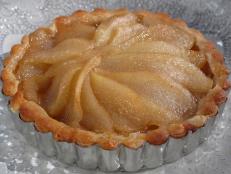 Cooking Channel serves up this Pear and Almond Tartlet Tartin recipe from Nadia G. plus many other recipes at CookingChannelTV.com