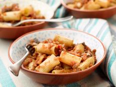 Cooking Channel serves up this Rigatoni with Vegetable Bolognese recipe from Giada De Laurentiis plus many other recipes at CookingChannelTV.com
