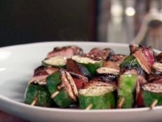 Cooking Channel serves up this Cucumber-Dill Marinade with Grilled Lamb Kebabs recipe from Aida Mollenkamp plus many other recipes at CookingChannelTV.com