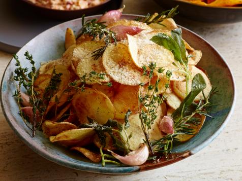 Kettle Chips with Parmesan and Herbs