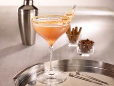 Cooking Channel serves up this Apple Spiced Martini recipe  plus many other recipes at CookingChannelTV.com