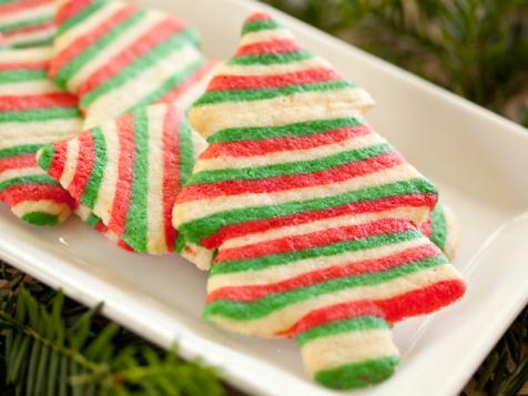 Striped Christmas Sugar Cookies