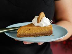 Cooking Channel serves up this Ginger Snap Pumpkin Pie with Ginger Cream recipe  plus many other recipes at CookingChannelTV.com
