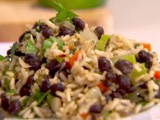 Cooking Channel serves up this Rice and Black Bean Pilaf recipe from Ellie Krieger plus many other recipes at CookingChannelTV.com