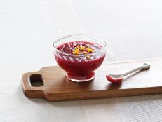 Cooking Channel serves up this Tart Cranberry Dipping Sauce recipe from Alton Brown plus many other recipes at CookingChannelTV.com