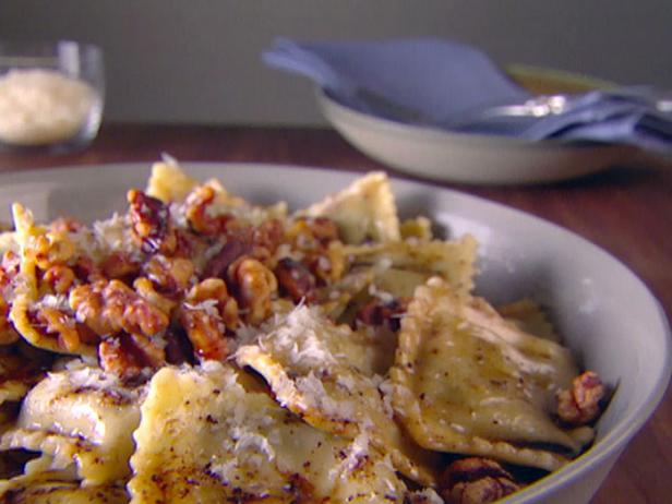 Ravioli with Balsamic Brown Butter