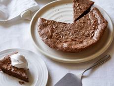 Cooking Channel serves up this Hazelnut and Chocolate Pie with Vanilla Whipped Cream recipe from Giada De Laurentiis plus many other recipes at CookingChannelTV.com