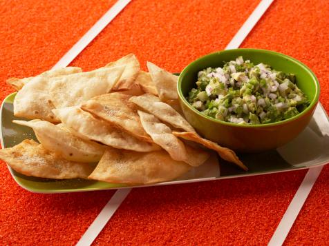 Guacamole with Cumin Dusted Tortillas