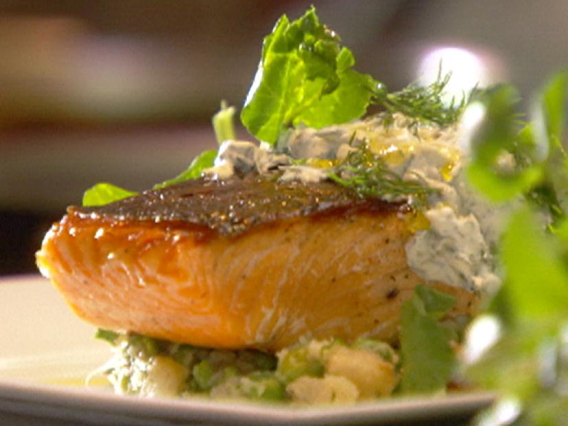 Salt and Pepper Salmon : Recipes : Cooking Channel Recipe | Cooking Channel