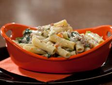 Cooking Channel serves up this Baked Ziti with Spinach and Veal recipe from Rachael Ray plus many other recipes at CookingChannelTV.com