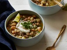 Cooking Channel serves up this White Chili recipe from Ellie Krieger plus many other recipes at CookingChannelTV.com