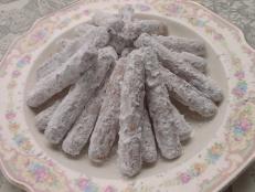 Cooking Channel serves up this Honey Almond Fingers recipe  plus many other recipes at CookingChannelTV.com