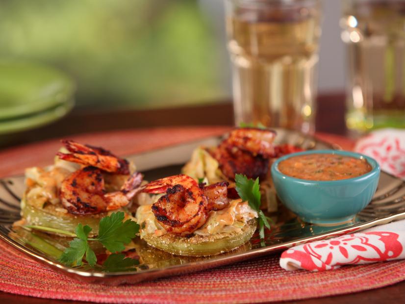 Fried Green Tomatoes with Shrimp Remoulade Recipe | Bobby Flay ...