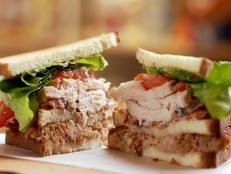 Cooking Channel serves up this Turkey Confit Club Sandwich recipe  plus many other recipes at CookingChannelTV.com
