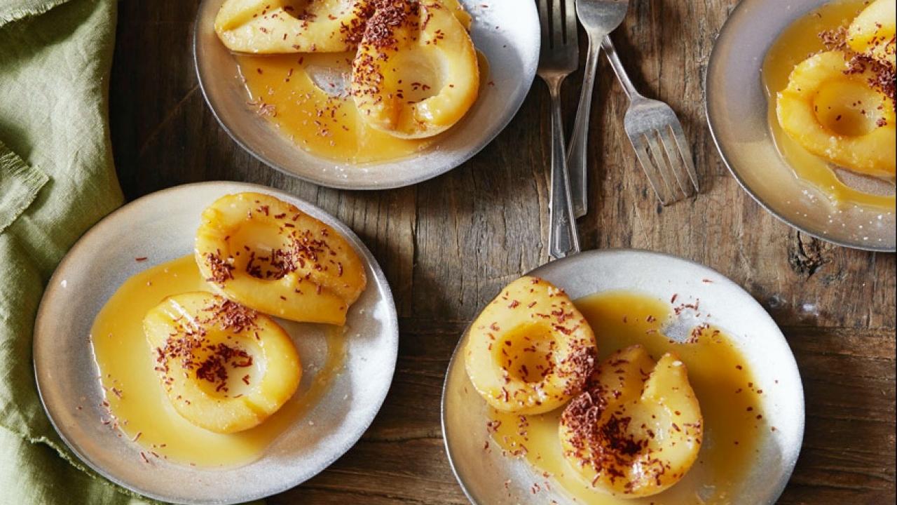 Dulce de Leche Roasted Pears