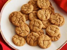 Cooking Channel serves up this Spicy Ginger Snap Cookies recipe  plus many other recipes at CookingChannelTV.com