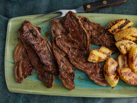 Ilene and Freddie's Grilled Short Ribs and Pineapple