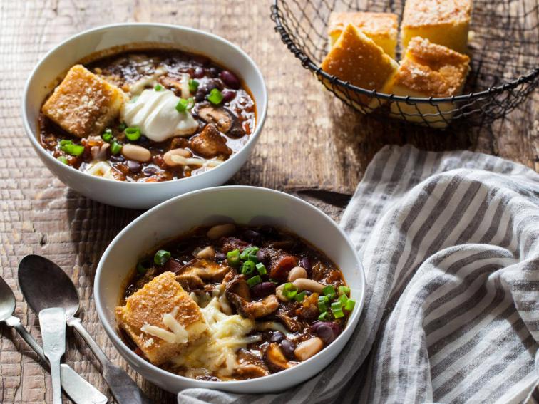 Meaty Meatless Chili Recipe Cooking Channel