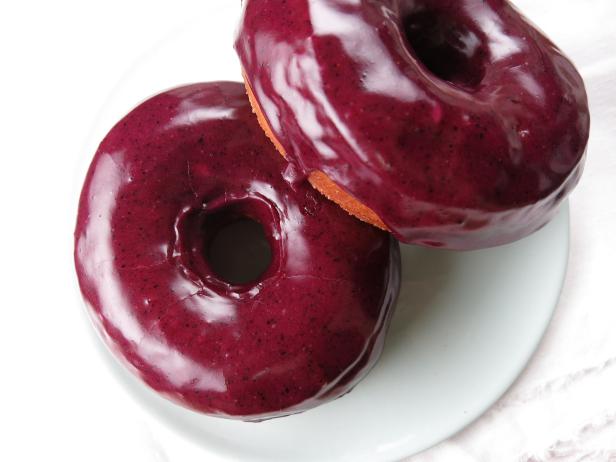 Blueberry Bourbon Basil Glaze