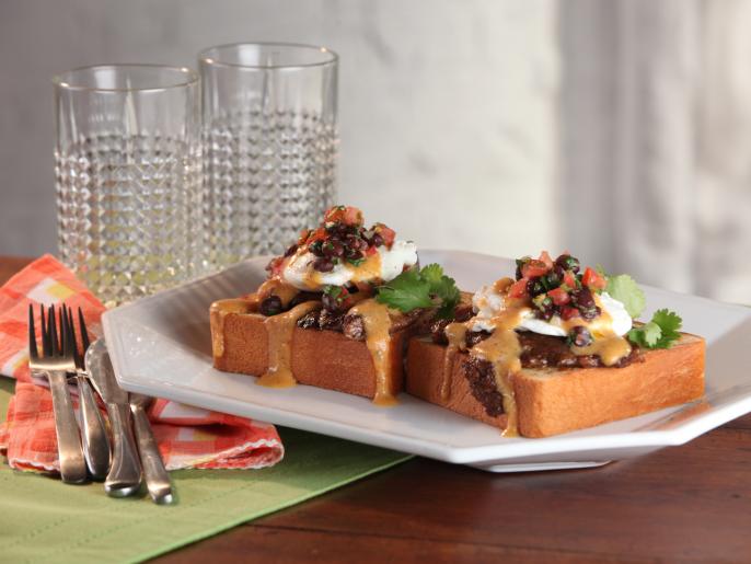 Texas Eggs Benedict Recipe Bobby Flay Cooking Channel