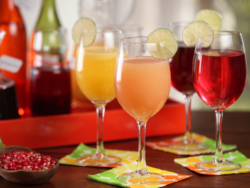Wine Fruit Sparklers Recipe Bobby Flay Cooking Channel