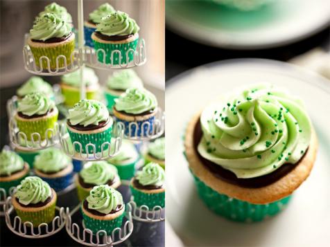 Thin Mint Cupcakes for St. Patrick's Day
