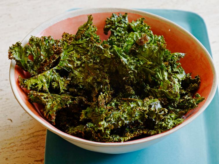 Baked Kale Chips with Cider Vinegar Recipe Nadia G Cooking Channel