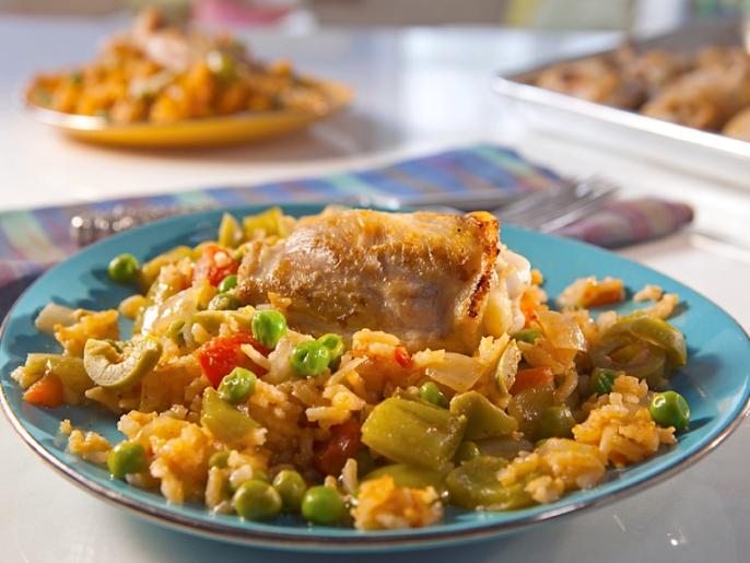 Spanish Chicken and Rice Recipe | Cooking Channel