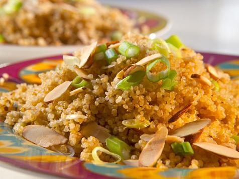 Warm Quinoa Salad with Toasted Almonds