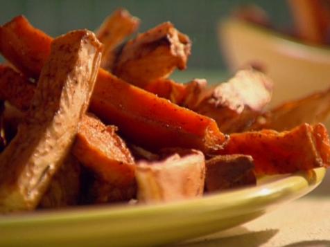 Sweet Potato and Celery Root Fries