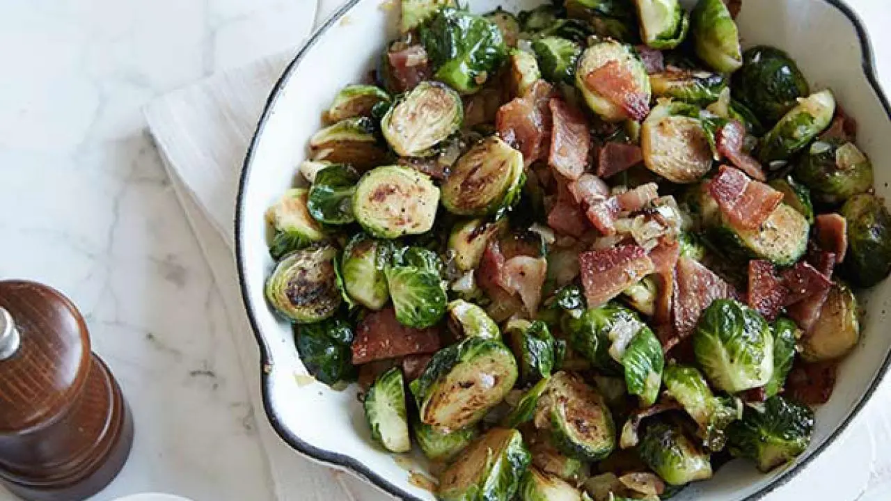 Sunny's Bacon Brussels Sprouts