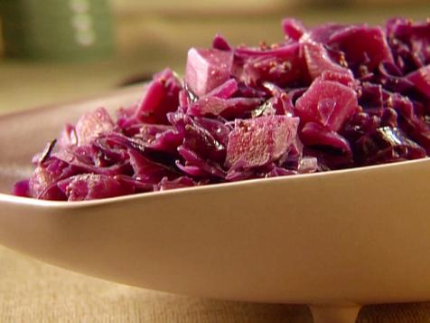 Braised Red Cabbage and Turnips
