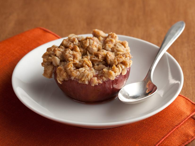 Baked Apple with Crisp Topping; Sunny Anderson