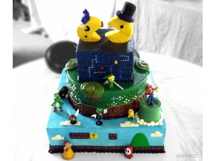 A gaming themed cake for Ethan on his 8th birthday  Vanilla cake  with bubblegum buttercream   cookie cutter by cookiestampco   Instagram