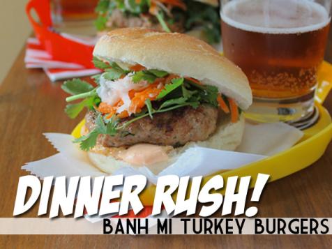 Dinner Rush! Banh Mi Turkey Burgers